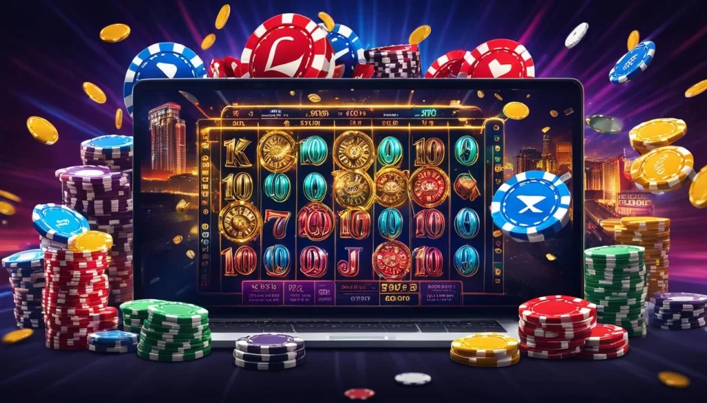Sân bóng chuyền với lưới và quả bóng